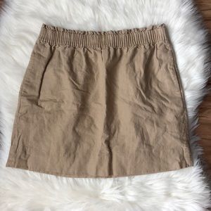 J. Crew Khaki Casual Skirt